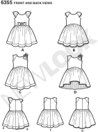 beautiful-childrens clothes-paper-sewing-pattern-newlook-6355-diy-instructions