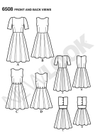 buttoned-on-dresses-paper-sewing-pattern-newlook-6508-diy-instructions