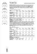 Schnittmuster Jacken 2072 - auffallende Damenjacke, Bomberjacke mit weitem Kragen | Größen 30-52 | Vogue