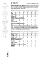 Sewing pattern Misses coat, cape coat in 2 lengths Vogue 2074