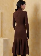 Schnittmuster Damenkleider 2064 - ausgestelltes Damenkleid, Jerseykleid | Größen 32-50 | Vogue