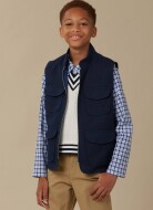 Sewing pattern Boys shirt, vest, and sweater McCalls 8537