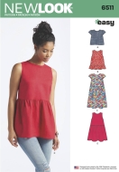 top-sewing-pattern-for-women-newlook-6511-sewing-instruct...