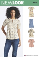 blouse-sewing-pattern-for-women-newlook-6513-sewing-instr...