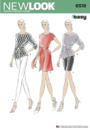 combination-sewing-pattern-for-women-newlook-6519-sewing-...