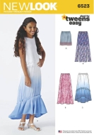 girls-skirt-sewing-pattern-for-kids-newlook-6523-sewing-i...