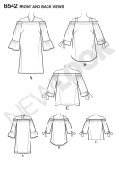 simple-blouses-paper-sewing-pattern-newlook-6542-diy-inst...