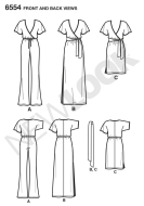 comfortable-overall-paper-sewing-pattern-newlook-6554-diy...