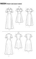 enchanting-dresses-paper-sewing-pattern-newlook-6594-diy-...