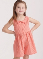 Sewing pattern girls dress and overalls NewLook 6784