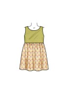 Sewing pattern girls dress and overalls NewLook 6784