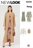 Sewing pattern misses wardrobe with a summer coat NewLook...